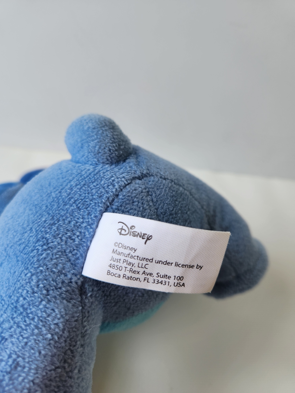 Disney Stitch Toy Just Play Plush Stuffed Animal Blue 9" Lilo & Stitch Blue - Picture 4 of 5
